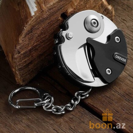 Брелок мультитул с ножом и отвертками